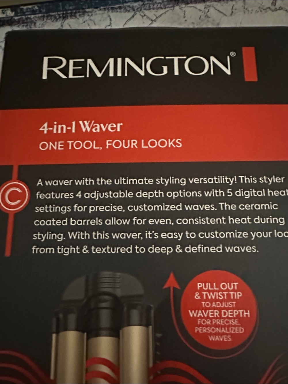 Remington 4-in-1 Adjustable WaverNIB - Picture 4 of 8